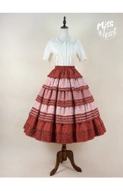 Miss Point Sunflower Gardening 2.0 Deluxe Skirt(Reservation/6 Colours/Full Payment Without Shipping)